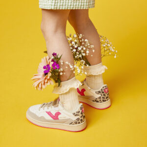 Victoria-Sneakers Bambina Fuxia Leo