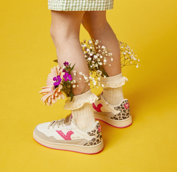 Victoria-Sneakers Bambina Fuxia Leo