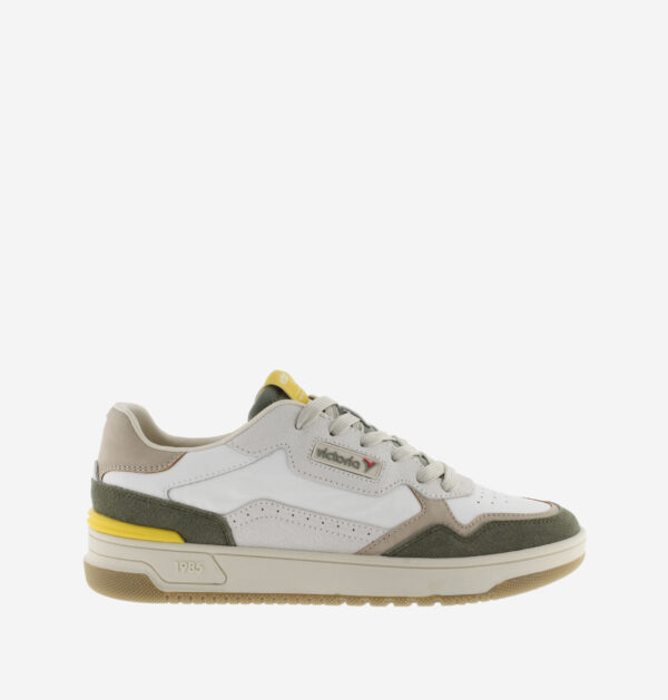 Victoria-Sneakers Uomo Bicolor Bosco Giallo