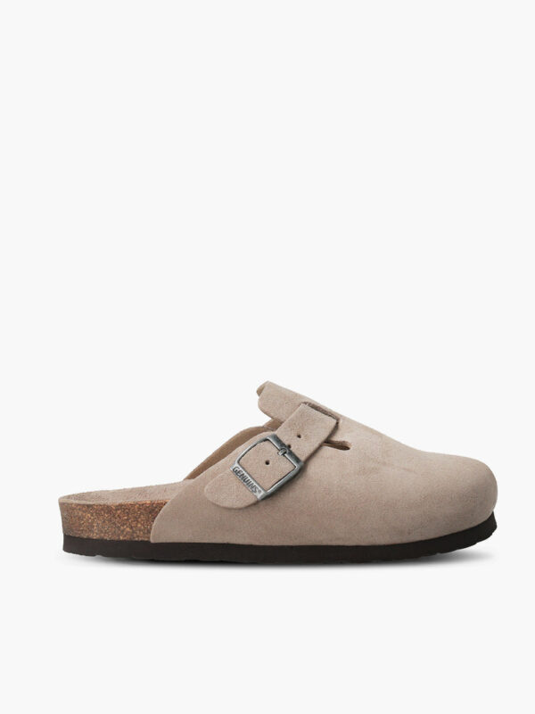 Sabot-Clog Velour Nabuk Taupe - immagine 3