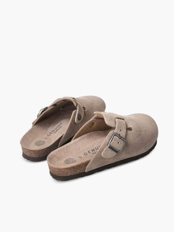 Sabot-Clog Velour Nabuk Taupe - immagine 5