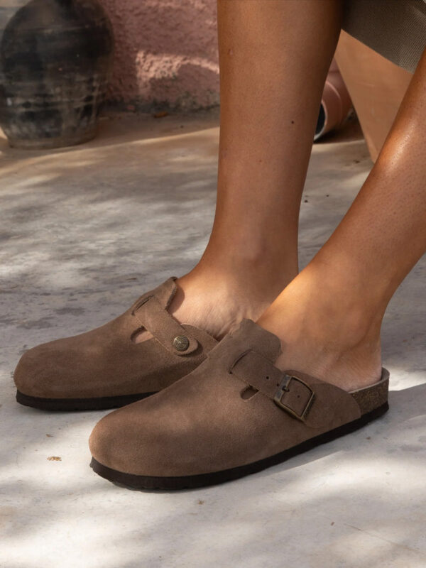 Sabot-Clog Velour Nabuk Terra - immagine 3